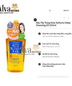 Dầu tẩy trang làm sạch sâu Softymo Deep Cleansing Oil