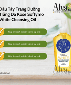 Dầu tẩy trang làm sạch sâu Softymo white