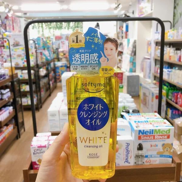 Dầu tẩy trang làm trắng da Softymo Kose Nhật