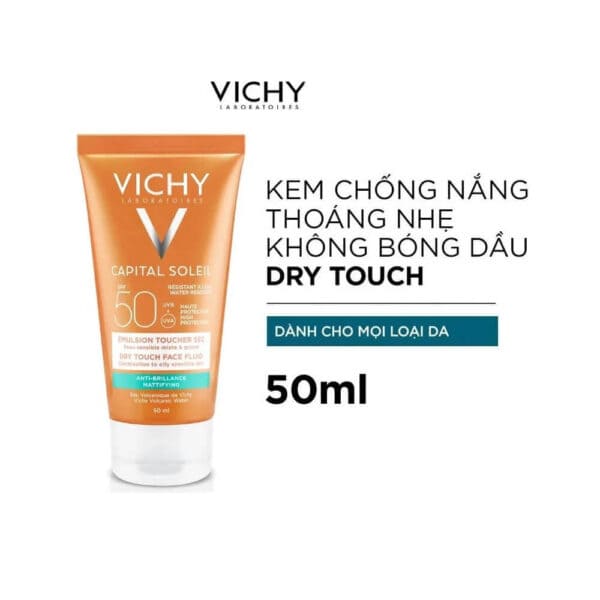 Kem Chống Nắng Vichy Capital Soleil Dry Touch Bảo Vệ Da Mặt (1)