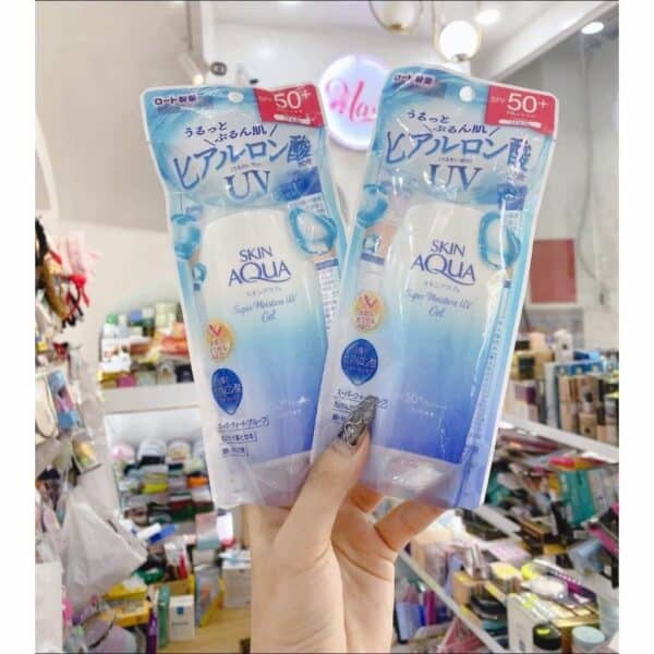 Kem chống nắng Skin Aqua Gel chai trắng 110 g nội địa nhật 132 (1)