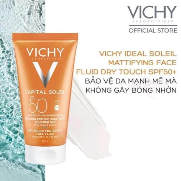 Kem chống nắng Vichy Capital Soleil SPF50 không nhờn dính (1)