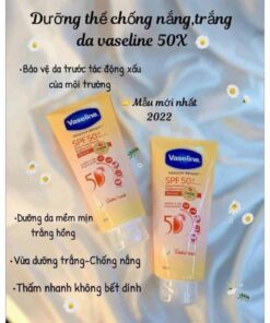 Kem chống nắng body Vaseline 50X SPF 50 PA++++ (1)