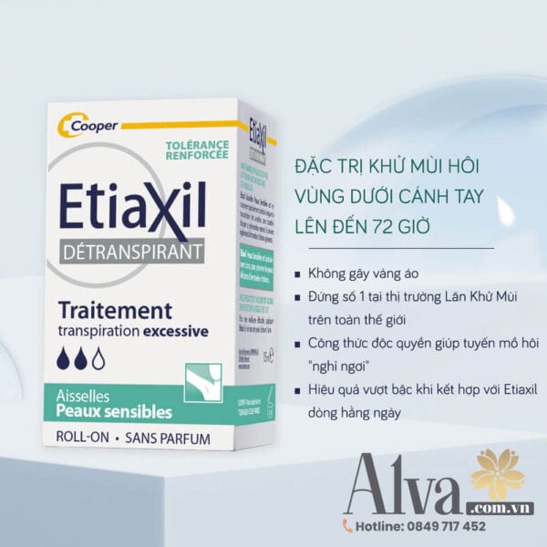 Lăn khử mùi Etiaxil Pháp 15ml Hàng Auth 1