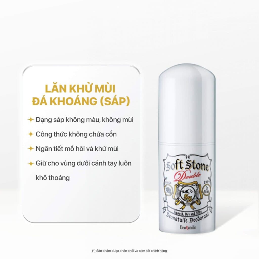 Lăn khử mùi đá khoáng Soft Stone 3
