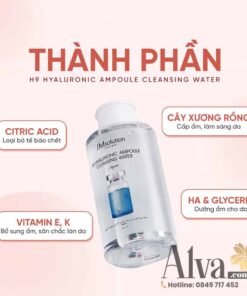 Nước Tẩy Trang Dịu Nhẹ JM Solution H9 Hyaluronic Ampoule Cleansing Water Aqua 1