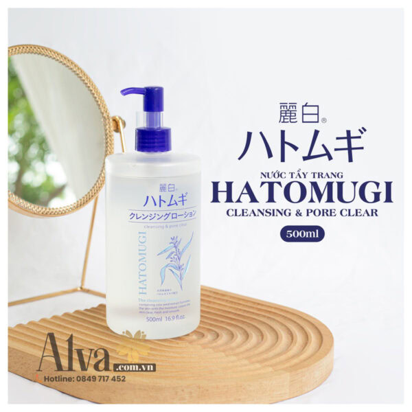 Nước Tẩy Trang Hatomugi Chiết Xuất Hạt Ý Dĩ 500ml 2