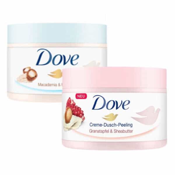 Tẩy tế bào chết Dove Lựu Bơ và Macca sữa gạo (nội địa Đức) 225ml (1)