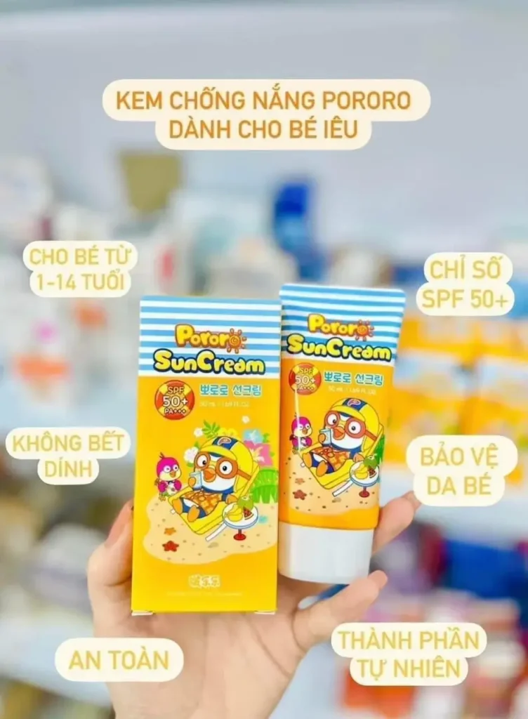kem chống nắng trẻ em pororo sun cream spf50+ pa++ (1)
